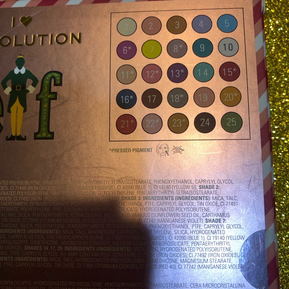 BNIB- Sealed! I ❤️ Revolution X ELF I’m a cotton headed ninny muggins Eyeshadow - Picture 3 of 4